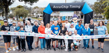 Ribbon cutting at the Be A Hero-Run4Kids 5k