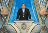 Mr. Mario Chirinos, accepting the International Association of Scientologists Freedom Medal Award Oct 23, 2015, at Saint Hill, United Kingdom.