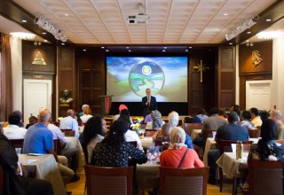 Members of diverse faiths gathered 