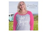 Comfy Curves Ladies Baseball Tee