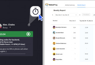 Feature of VoicePing2.0 - Productivity Managemet