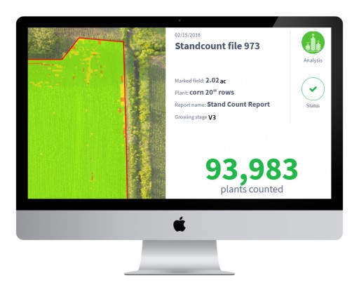 Agribotix Introduces New Plant Count Report Providing Advanced Analytics