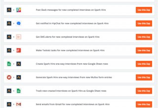 Spark Hire and Zapier Integration