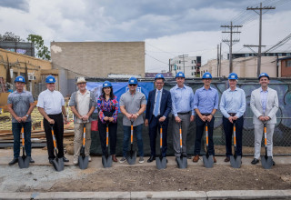 4233 Kansas St Groundbreaking Ceremony