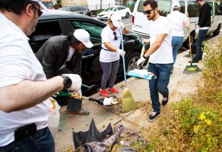 Hollywood's Village Cleanup