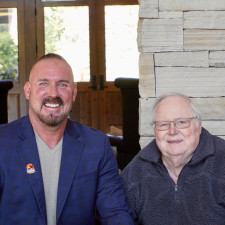 Daddy's Chicken Shack's New Regional Developer Noah Pillsbury and Dave Liniger, Owner and Chairman