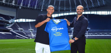 Richarlison, new Open English ambassador in Brazil, and Andres Moreno, company CEO and Founder