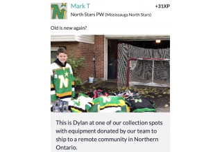 Donating Old Hockey Gear