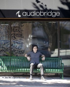 Miller at audiobridge in Walnut Creek, CA