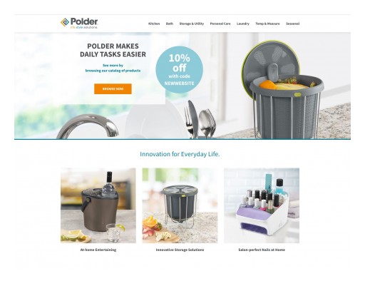 Polder Launches New Website and Award-Winning Branding Update