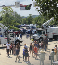 Lewis Tree Service Hiring Event at West Michigan Whitecaps Game