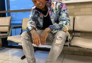 MoneyBaggYo in a Tango Hotel Puffer