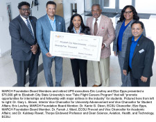 MARCH Foundation Presents Check to Elizabeth City State University