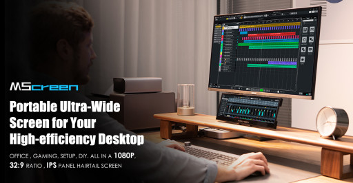 MScreen: The Latest Portable Ultra-Wide Screen to Enhance Desktop Setup