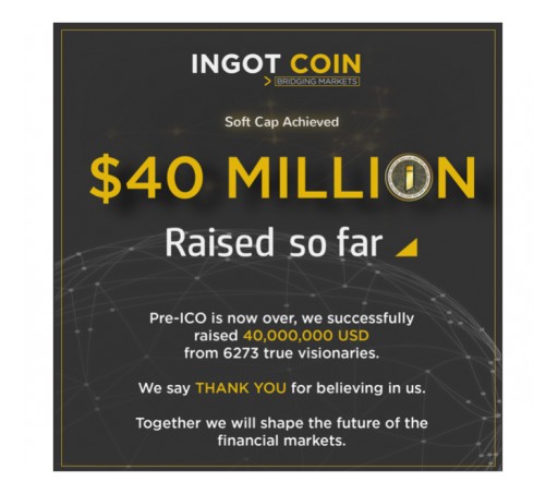 INGOT COIN Announces They Have Achieved Their Soft Cap