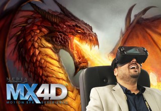 MX4D - cinema seats that move to the movie or content