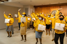 A special graduation at the Church of Scientology Pretoria, where those who have completed all 19 Sc