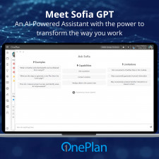 OnePlan's AI-Enabled Strategic Portfolio and Work Management Platform