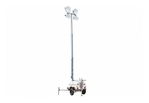 Larson Electronics Releases Metal Halide Light Tower, 4,000 Watts, 6kW Diesel Generator, 23' Tower