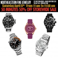 Northeastern Fine Jewelry Announces 50% Off 50 Minute Storewide Sale on Fine Jewelry and Luxury Watches