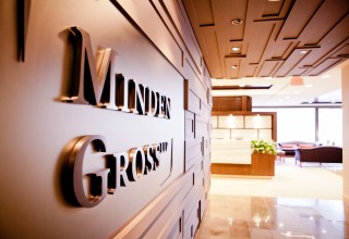 Minden Gross LLP - Lobby with Logo