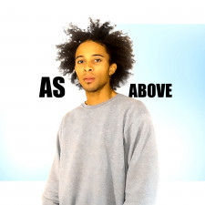 The album artwork of the summer single 'As Above' by recording-artist King Zachary.