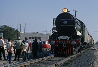 Flying Scotsman in Post, Texas, June 1970. Photo credit: Emery Gulash / Morning Sun.