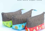 Wide Mouth Zipper Pouch