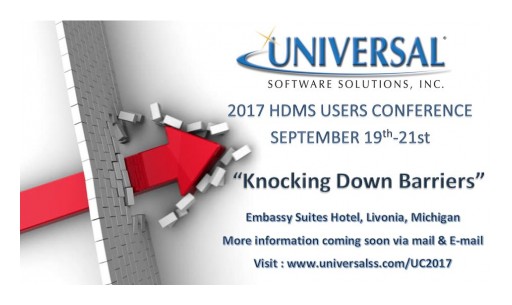 Universal Software Solutions Announces 2017 User Conference
