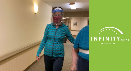 Infinity Rehab Receives Face Shield Donation