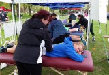 Massage after marathon racing