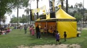 Church of Scientology Los Angeles set up their bright yellow tent in Echo Park to bring the unconditional help of the Volunteer Ministers program to the neighborhood.