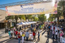 Annual block party in downtown Clearwater, sponsored by the Church of Scientology