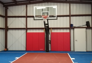 Bell RV Garage Basketball Court