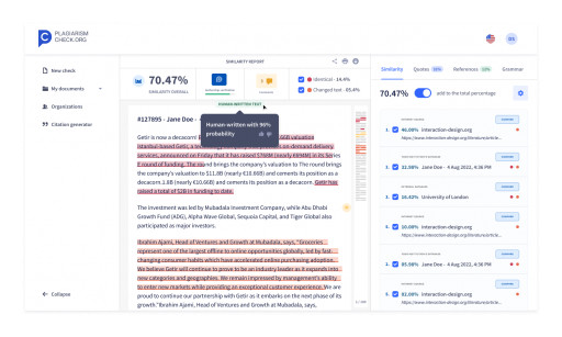 PlagiarismCheck.Org Released ChatGPT Content Detector to Help Educators Maintain Academic Integrity