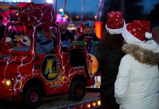 Funfair rides at the Church of Scientology Community Centre of Dublin 