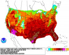 National Forecast Daily Maximum Heat