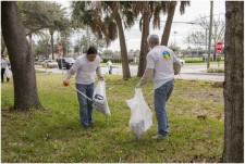 North Greenwood neighborhood cleanup added drug education and prevention to the volunteers' activities.