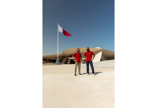 Football greats Cafu and Xavi soaked up the sights of Qatar during FIFA Club World Cup Qatar 2020™