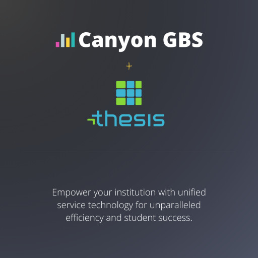 Canyon GBS Partners With Thesis to Revolutionize Higher Education Technology With Integrated AI and CRM Technology