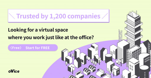 oVice, a 'Virtual Space' Provider for Remote Work and Events, Completes $18 Million (1.8 Billion Yen) in Series A Funding