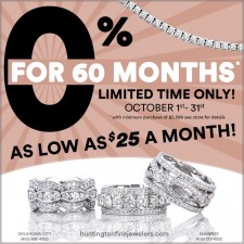 This Month Huntington Fine Jewelers Helps Customers Cash In on Big Jewelry Savings for the Holidays