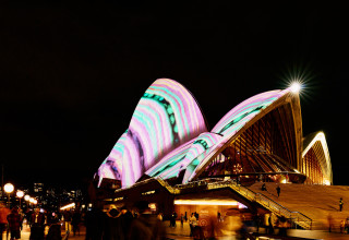 Vivid Sydney 2022 - The Lighting of the Sails' Yarrkalpa