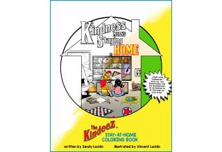 The Kindeez Stay-at-Home Coloring Book Cover