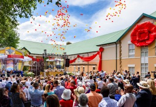 Mr. Miscavige officially dedicates the Church of Scientology Johannesburg North, joined by local parishioners who led the way in making the new Church a reality.