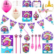 Misty Mountain 163pk Unicorn Party Supplies