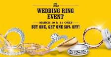 Wedding Band Event at BENARI JEWELERS in Exton and Newtown Square Pennsylvania - March 10th and 11th