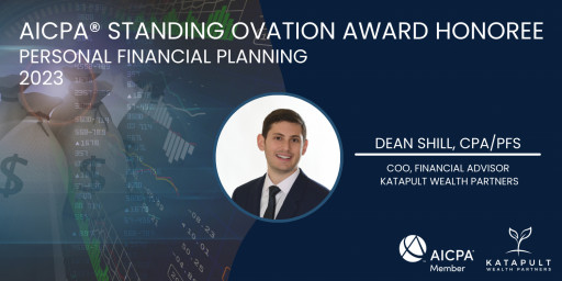 Dean Shill of Katapult Wealth Partners Awarded Prestigious AICPA Standing Ovation Honor