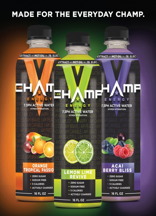 Champ Products, in Response to Coronavirus Causing Extensive Grocery Lines and 'Out of Stocks' on Functional Beverages, Offers Free Shipping on Champ Drinks Direct to Homes Across America