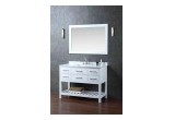 Modern bathroom vanities with shelves